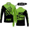 JUST GONNA SEND IT - 3D ALL OVER PRINTED - FOX RACING & MONSTER ENERGY - LONG SLEEVE POLO SHIRT