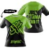 JUST GONNA SEND IT - 3D ALL OVER PRINTED - FOX RACING & MONSTER ENERGY - T-SHIRT