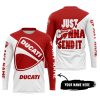 JUST GONNA SEND IT - 3D ALL OVER PRINTED - DUCATI - JERSEY