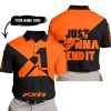 JUST GONNA SEND IT - 3D ALL OVER PRINTED - FXR - POLO SHIRT