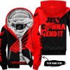 JUST GONNA SEND IT - 3D ALL OVER PRINTED - HONDA - FLEECE ZIP HOODIE
