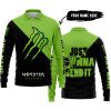 JUST GONNA SEND IT - 3D ALL OVER PRINTED - MONSTER ENERGY - LONG SLEEVE POLO SHIRT