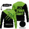 JUST GONNA SEND IT - 3D ALL OVER PRINTED - MONSTER ENERGY - SWEATER UGLY