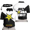 JUST GONNA SEND IT - 3D ALL OVER PRINTED - ROCKSTAR ENERGY - POLO SHIRT