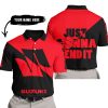 JUST GONNA SEND IT - 3D ALL OVER PRINTED - SUZUKI - RED - POLO SHIRT