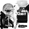 JUST GONNA SEND IT - 3D ALL OVER PRINTED - TRIUMPH - FLEECE ZIP HOODIE