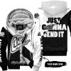 JUST GONNA SEND IT - 3D ALL OVER PRINTED - TROY LEE DESIGNS - FLEECE ZIP HOODIE