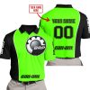 LIMITED EDITION - CUSTOM NAME MOTOCROCSS V2 - CAN AM GREEN - POLO SHIRT