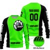 LIMITED EDITION - CUSTOM NAME MOTOCROCSS V2 - CAN AM GREEN - SWEATER UGLY
