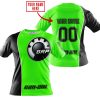 LIMITED EDITION - CUSTOM NAME MOTOCROCSS V2 - CAN AM GREEN - T-SHIRT