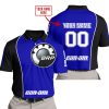 LIMITED EDITION - CUSTOM NAME MOTOCROCSS V2 - CAN AM NAVY - POLO SHIRT