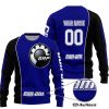LIMITED EDITION - CUSTOM NAME MOTOCROCSS V2 - CAN AM NAVY - SWEATER UGLY