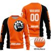 LIMITED EDITION - CUSTOM NAME MOTOCROCSS V2 - CAN AM ORANGE - SWEATER UGLY