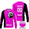 LIMITED EDITION - CUSTOM NAME MOTOCROCSS V2 - CAN AM PINK - SWEATER UGLY
