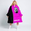 LIMITED EDITION - CUSTOM NAME MOTOCROCSS V2 - CAN AM PINK - OODIE BLANKET HOODIE
