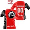 LIMITED EDITION - CUSTOM NAME MOTOCROCSS V2 - CAN AM RED - T-SHIRT