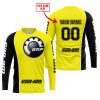 LIMITED EDITION - CUSTOM NAME MOTOCROCSS V2 - CAN AM YELLOW - JERSEY