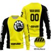 LIMITED EDITION - CUSTOM NAME MOTOCROCSS V2 - CAN AM YELLOW - SWEATER UGLY
