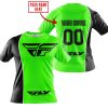 LIMITED EDITION - CUSTOM NAME MOTOCROCSS V2 - FLY RACING GREEN - T-SHIRT