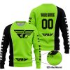 LIMITED EDITION - CUSTOM NAME MOTOCROCSS V2 - FLY RACING GREEN 1 - SWEATER UGLY