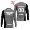 LIMITED EDITION - CUSTOM NAME MOTOCROCSS V2 - FLY RACING GREY - JERSEY