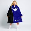 LIMITED EDITION - CUSTOM NAME MOTOCROCSS V2 - FLY RACING NAVY - OODIE BLANKET HOODIE