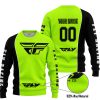 LIMITED EDITION - CUSTOM NAME MOTOCROCSS V2 - FLY RACING NEON - SWEATER UGLY