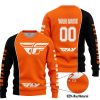 LIMITED EDITION - CUSTOM NAME MOTOCROCSS V2 - FLY RACING ORANGE - SWEATER UGLY
