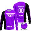LIMITED EDITION - CUSTOM NAME MOTOCROCSS V2 - FLY RACING PURPLE - SWEATER UGLY