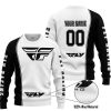 LIMITED EDITION - CUSTOM NAME MOTOCROCSS V2 - FLY RACING WHITE - SWEATER UGLY