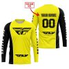 LIMITED EDITION - CUSTOM NAME MOTOCROCSS V2 - FLY RACING YELLOW - JERSEY