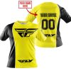 LIMITED EDITION - CUSTOM NAME MOTOCROCSS V2 - FLY RACING YELLOW - T-SHIRT
