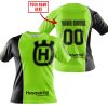 LIMITED EDITION - CUSTOM NAME MOTOCROCSS V2 - HUSQVARNA GREEN 1 - T-SHIRT