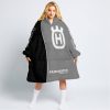LIMITED EDITION - CUSTOM NAME MOTOCROCSS V2 - HUSQVARNA GREY - OODIE BLANKET HOODIE