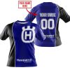 LIMITED EDITION - CUSTOM NAME MOTOCROCSS V2 - HUSQVARNA NAVY - T-SHIRT