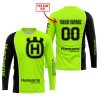 LIMITED EDITION - CUSTOM NAME MOTOCROCSS V2 - HUSQVARNA NEON - JERSEY
