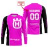 LIMITED EDITION - CUSTOM NAME MOTOCROCSS V2 - HUSQVARNA PINK - JERSEY