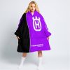 LIMITED EDITION - CUSTOM NAME MOTOCROCSS V2 - HUSQVARNA PURPLE - OODIE BLANKET HOODIE