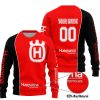 LIMITED EDITION - CUSTOM NAME MOTOCROCSS V2 - HUSQVARNA RED - SWEATER UGLY