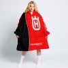 LIMITED EDITION - CUSTOM NAME MOTOCROCSS V2 - HUSQVARNA RED - OODIE BLANKET HOODIE