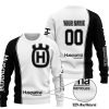 LIMITED EDITION - CUSTOM NAME MOTOCROCSS V2 - HUSQVARNA WHITE - SWEATER UGLY