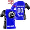 LIMITED EDITION - CUSTOM NAME MOTOCROCSS V2 - SEA DOO - BLUE - T-SHIRT