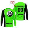 LIMITED EDITION - CUSTOM NAME MOTOCROCSS V2 - SEA DOO - GREEN - JERSEY