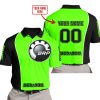 LIMITED EDITION - CUSTOM NAME MOTOCROCSS V2 - SEA DOO - GREEN - POLO SHIRT