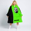 LIMITED EDITION - CUSTOM NAME MOTOCROCSS V2 - SEA DOO - GREEN - OODIE BLANKET HOODIE