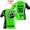 LIMITED EDITION - CUSTOM NAME MOTOCROCSS V2 - SEA DOO - GREEN - T-SHIRT
