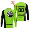 LIMITED EDITION - CUSTOM NAME MOTOCROCSS V2 - SEA DOO - GREEN 1 - JERSEY