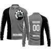 LIMITED EDITION - CUSTOM NAME MOTOCROCSS V2 - SEA DOO - GREY - LONG SLEEVE POLO SHIRT