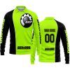 LIMITED EDITION - CUSTOM NAME MOTOCROCSS V2 - SEA DOO - NEON - LONG SLEEVE POLO SHIRT