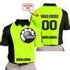 LIMITED EDITION - CUSTOM NAME MOTOCROCSS V2 - SEA DOO - NEON - POLO SHIRT